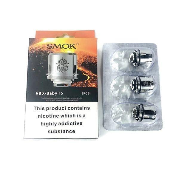 SMOK TFV8 X-Baby Coils - Pack of 3x Coils.