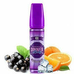 Load image into Gallery viewer, Dinner Lady Black Orange Grape 50ml e-liquid, available in 0mg or 3mg nicotine, delivering a sweet bubblegum flavor.

