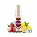 Load image into Gallery viewer, Dinner Lady Flip Flop Lychee 50ml e-liquid, available in 0mg or 3mg nicotine, delivering a sweet bubblegum flavor.

