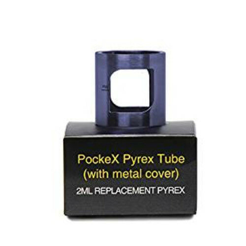 Replacement glass tube for Aspire PockeX Pocket AIO kit tank, designed to restore tank capacity and maintain durability.