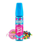 Load image into Gallery viewer, Dinner Lady Bubble Trouble 50ml e-liquid, available in 0mg or 3mg nicotine, delivering a sweet bubblegum flavor.
