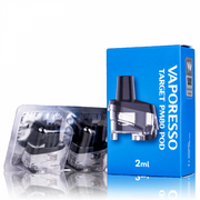 Vaporesso Target PM80 replacement pods, TPD compliant 2ml refillable cartridges, pack of 2 for Target PM80 pod vape kit.