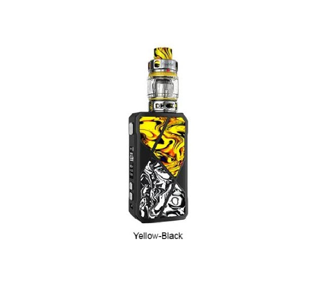 Freemax Maxus 200W box mod vaping kit in yellow-black finish with 2ml tank capacity, designed for powerful and customizable vaping.